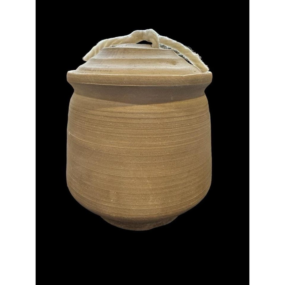 Vintage RARE Pottery Crock Signed by SherryMike the Artist. Never used.